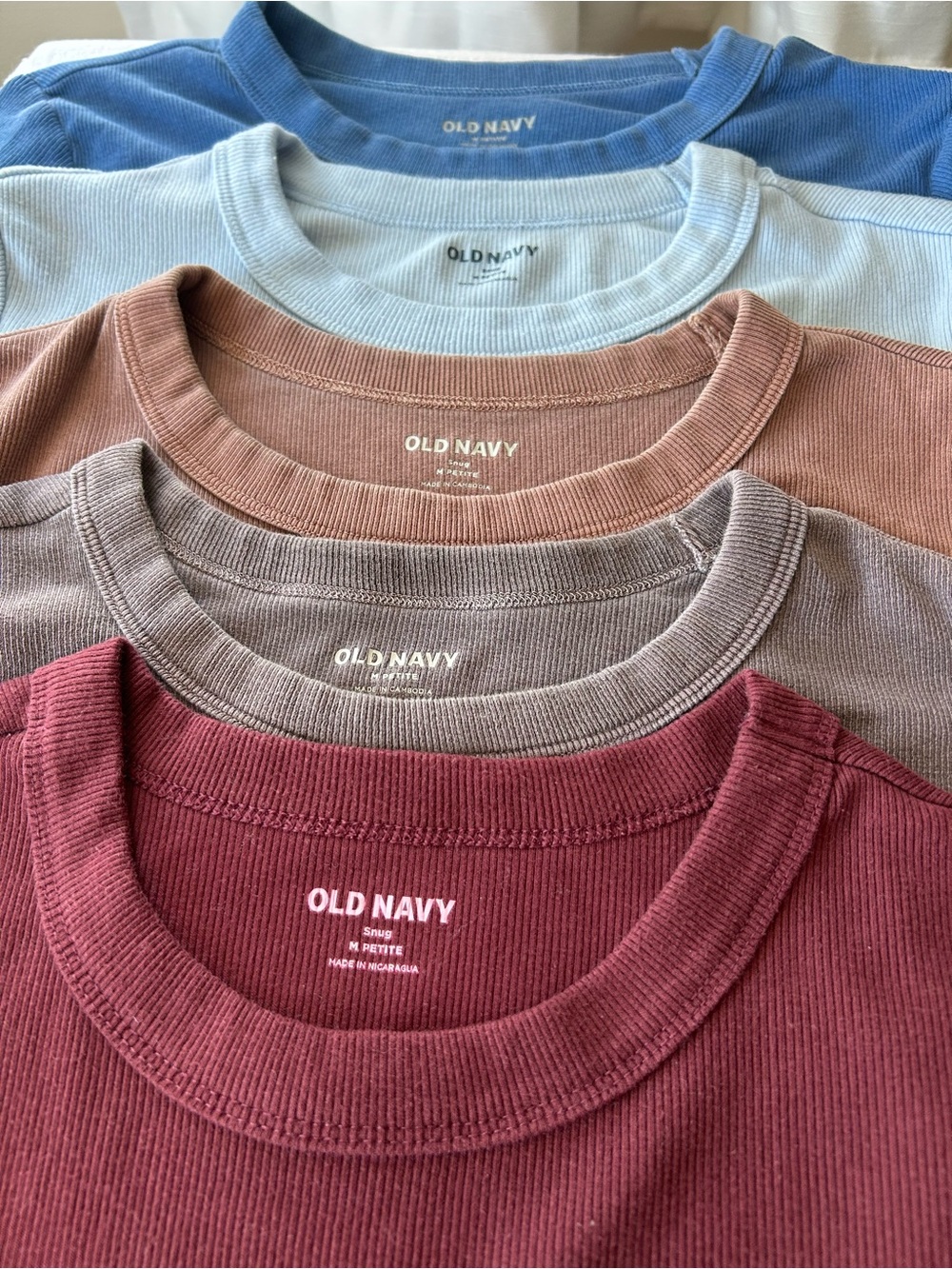 Old Navy Snug Crop T-Shirt Bundle